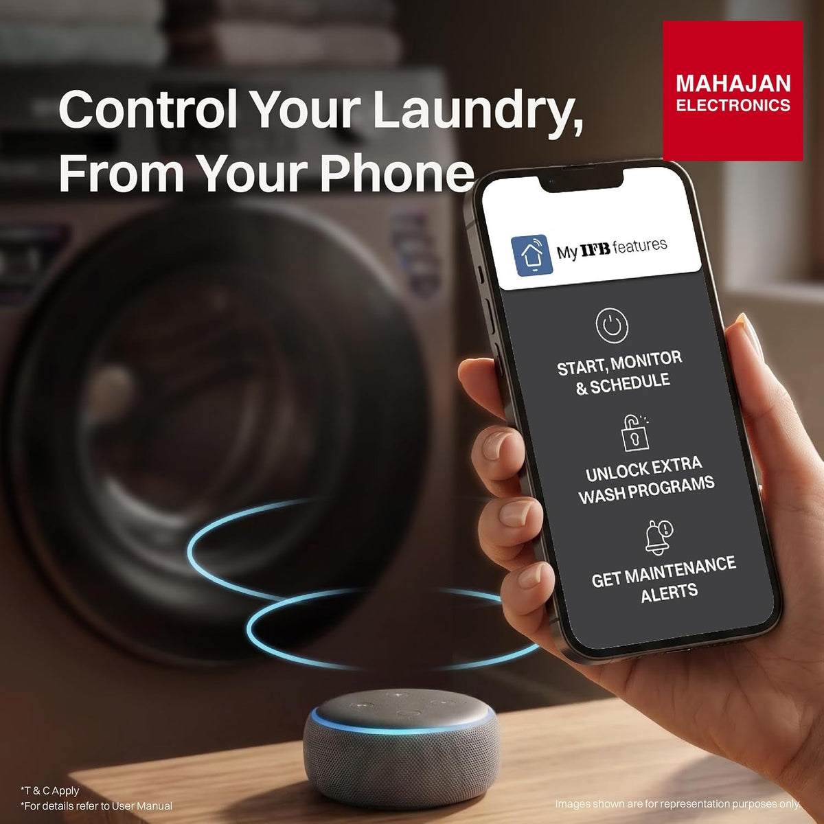 IFB WDR Executive ZMN CMS 9/6/3 kg Fully Automatic Washer Dryer Refresher with Steam Refresh, AI Powered, 100% Dry Clothes, 9 Swirl Wash Mimic Handwashing, WiFi & Eco – Mahajan Electronics Online.