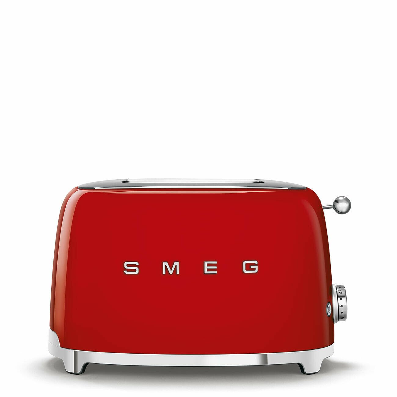 SMEG  TSF01RDEU 2 slice Toaster Red, Glossy 50's Style Aesthetic Mahajan Electronics