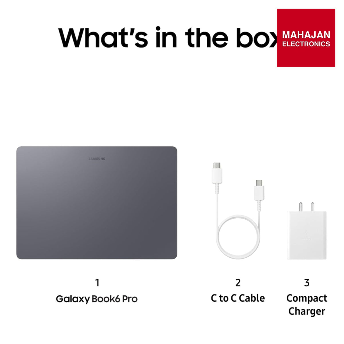 Samsung Galaxy Book6 Pro (Gray, 16GB RAM, 512GB SSD) – Mahajan Electronics Online.