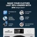 IFB Senator SXN 8014K 8 Kg 5 Star with 9 Swirl Wash, AI Powered, Wi-Fi, Fully Automatic Front Load Washing Machine (Steam Refresh Program with Eco Inverter, Rich Silver) Mahajan Electronics online