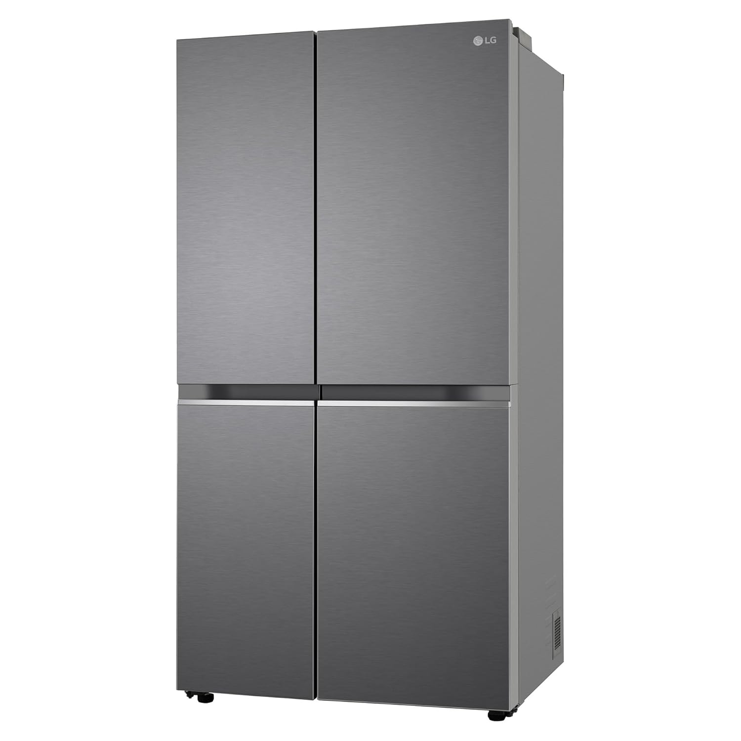 LG GL-B257HDS3 650 L Frost Free Smart Inverter Double Door Side By Side Refrigerator(2023 Model, Dazzle Steel, Convertible) Mahajan Electronics online