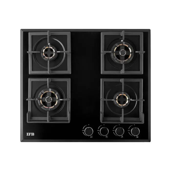 IFB 60-04-GCI4B-3D BRASS BURNER HOBS  | Hybrid  60 CM