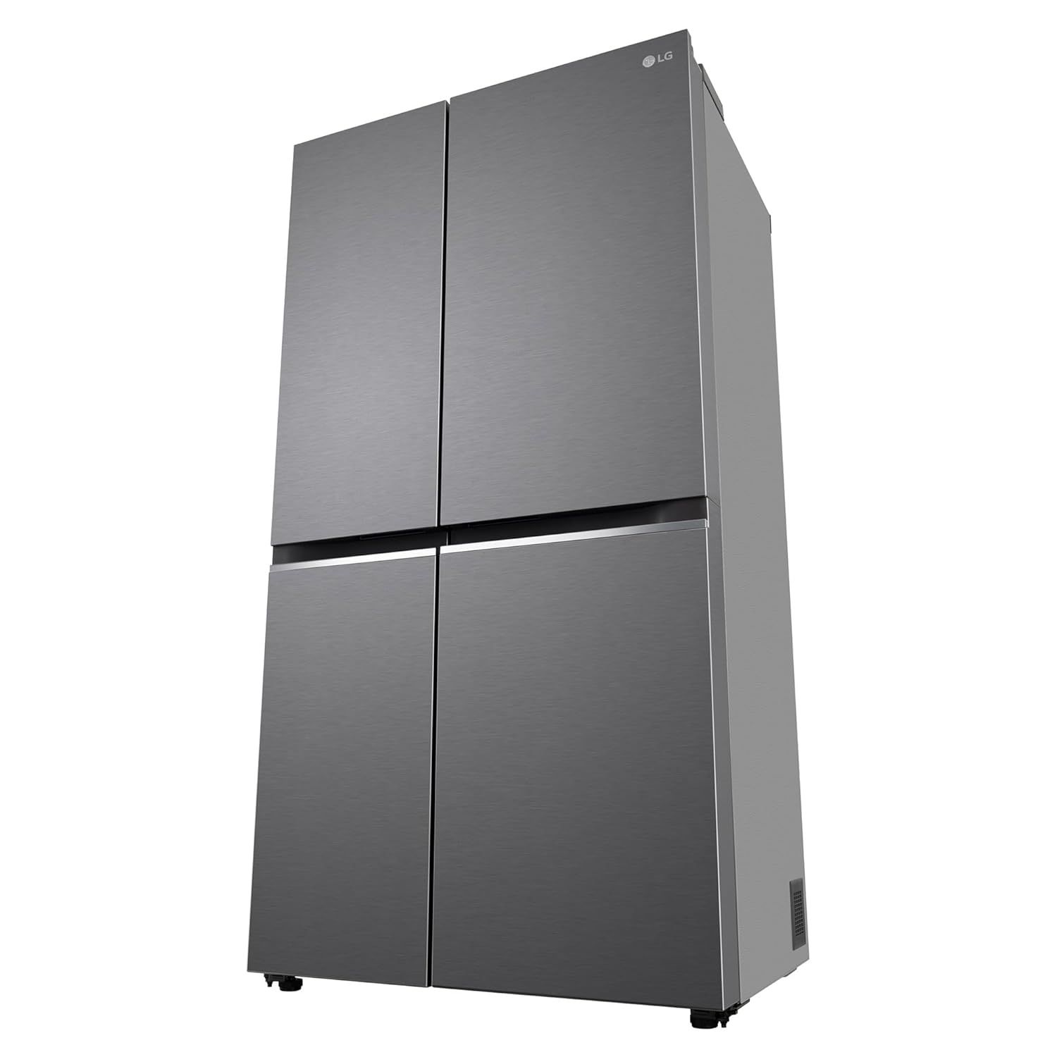 LG GL-B257HDS3 650 L Frost Free Smart Inverter Double Door Side By Side Refrigerator(2023 Model, Dazzle Steel, Convertible) Mahajan Electronics online