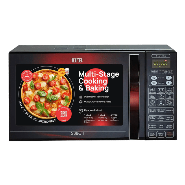 IFB 23 L Convection Microwave Oven 23BC4, Black+Floral Design