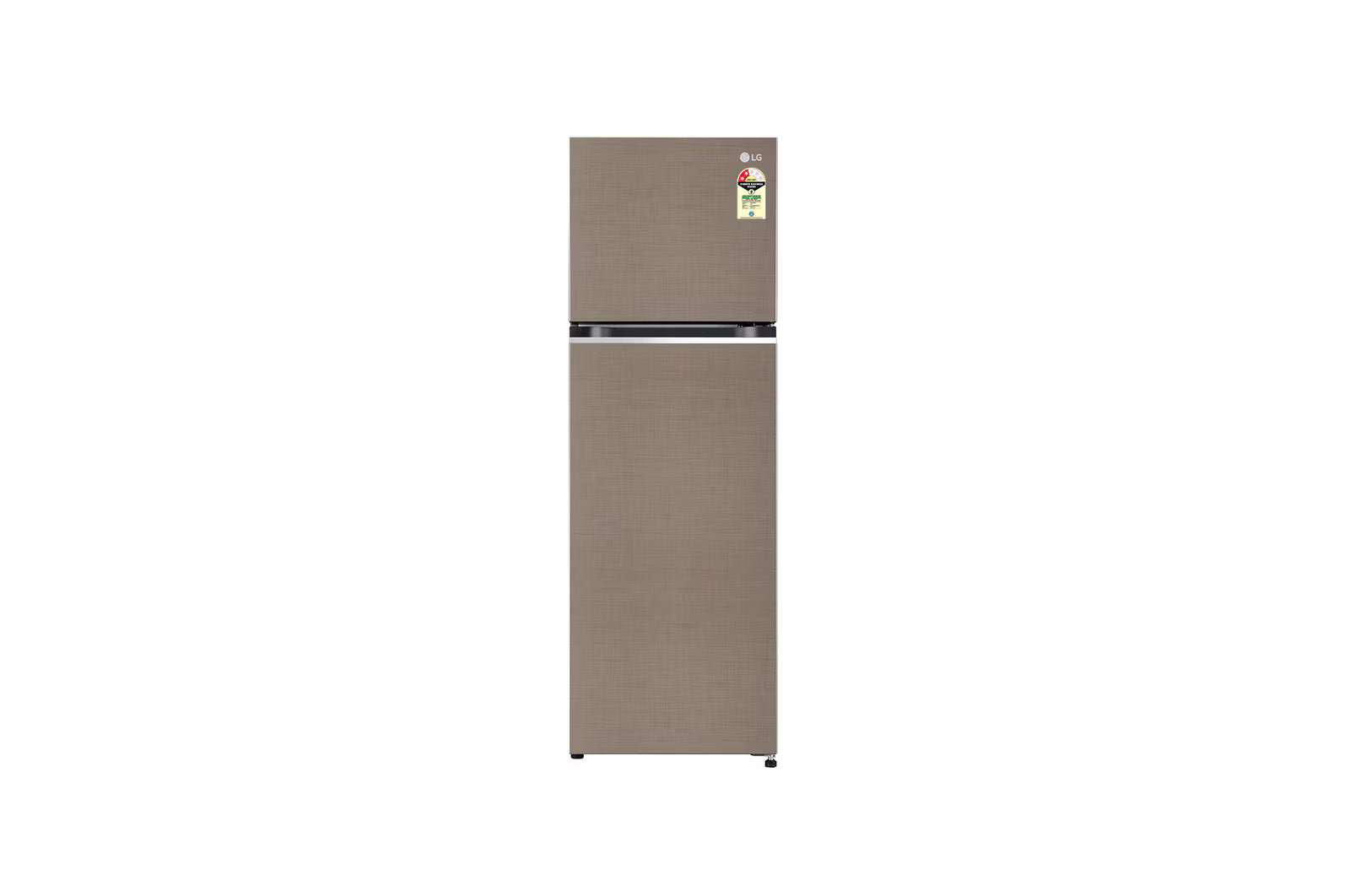 LG GL-S312SFSY 272L Double Door Refrigerator, Smart Inverter Compressor. Auto Smart Connect, Fawn Steel, 2 Star Mahajan Electronics Online