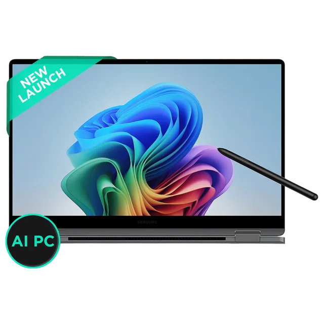 SAMSUNG Galaxy Book5 360 Intel Core Ultra 7 Touchscreen Thin & Light Laptop (16GB, 512GB SSD, Windows 11 Home, 8GB Graphics,  Gray, 1.46 KG) Mahajan Electronics Online
