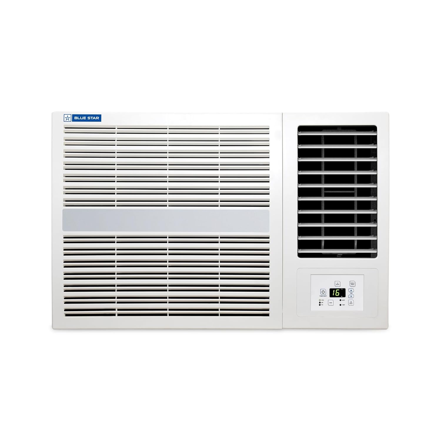 Blue Star WFE324E 2 Ton 3 Star Fixed Speed Window AC (Copper, Turbo Cool, Fan Modes-Auto/High/Medium/Low, Hydrophilic Blue Fins, Dust Filters, Self-Diagnosis,  White)