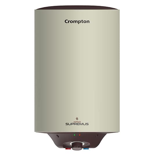 Crompton Arno Supremus 25-L 5 Star Rated Storage Water Heater (Geyser) With Advance 3 Level Safety (White), Wall Mounting - Mahajan Electronics Online