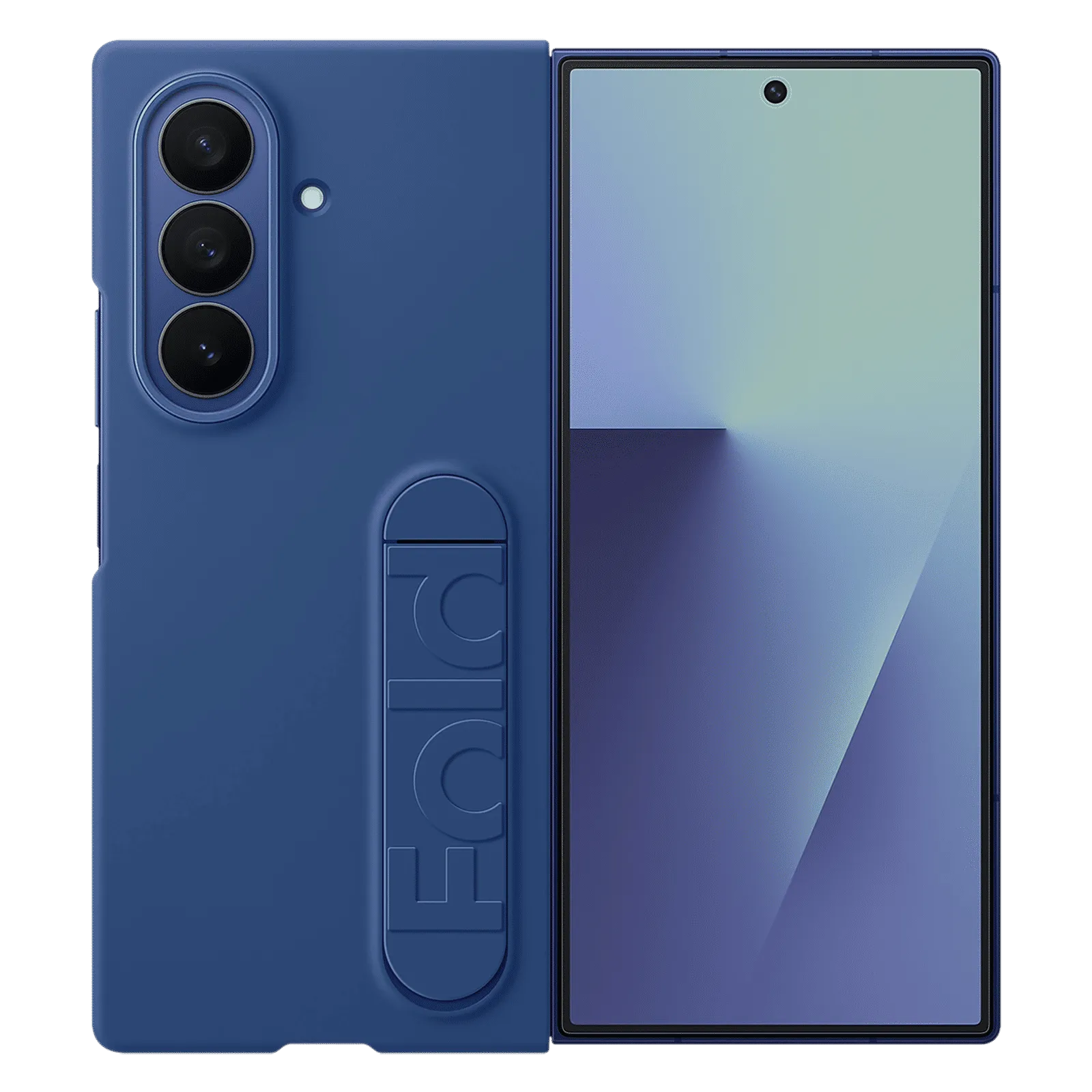 Samsung Galaxy Fold7 Silicone Case Blue Mahajan Electronics Online