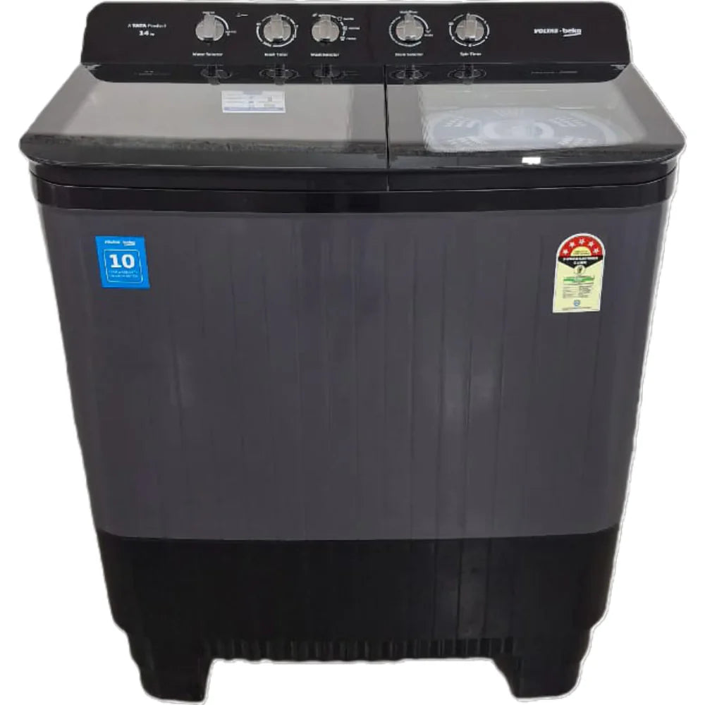 Voltas Beko WTT14UEA/BRSSWH4PTDA 14 kg Semi Automatic Washing Mahcine, Black / Dual tone variants mahajan electronics online