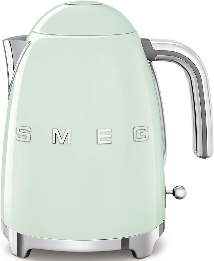 Smeg KLF03PGEU Electric Kettle  50's Style Aesthetic Pastel Green Mahajan Electronics