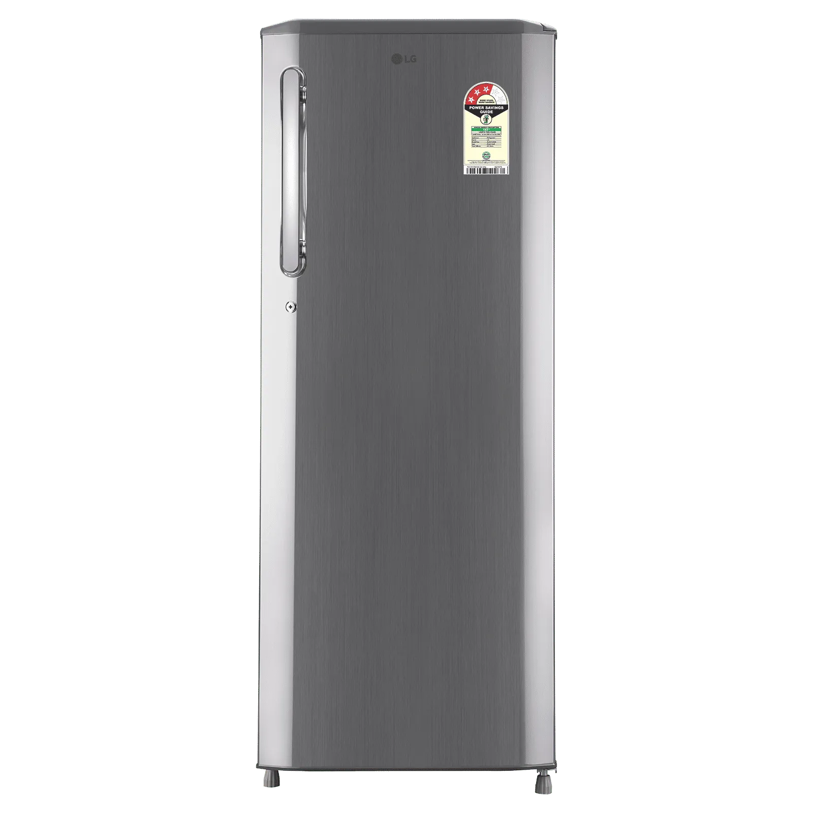 LG GLD2736YBPZ 261 Litres 3 Star Direct Cool Single Door Refrigerator with Auto Smart Connect ( Shiny Steel) Mahajan Electronics Online