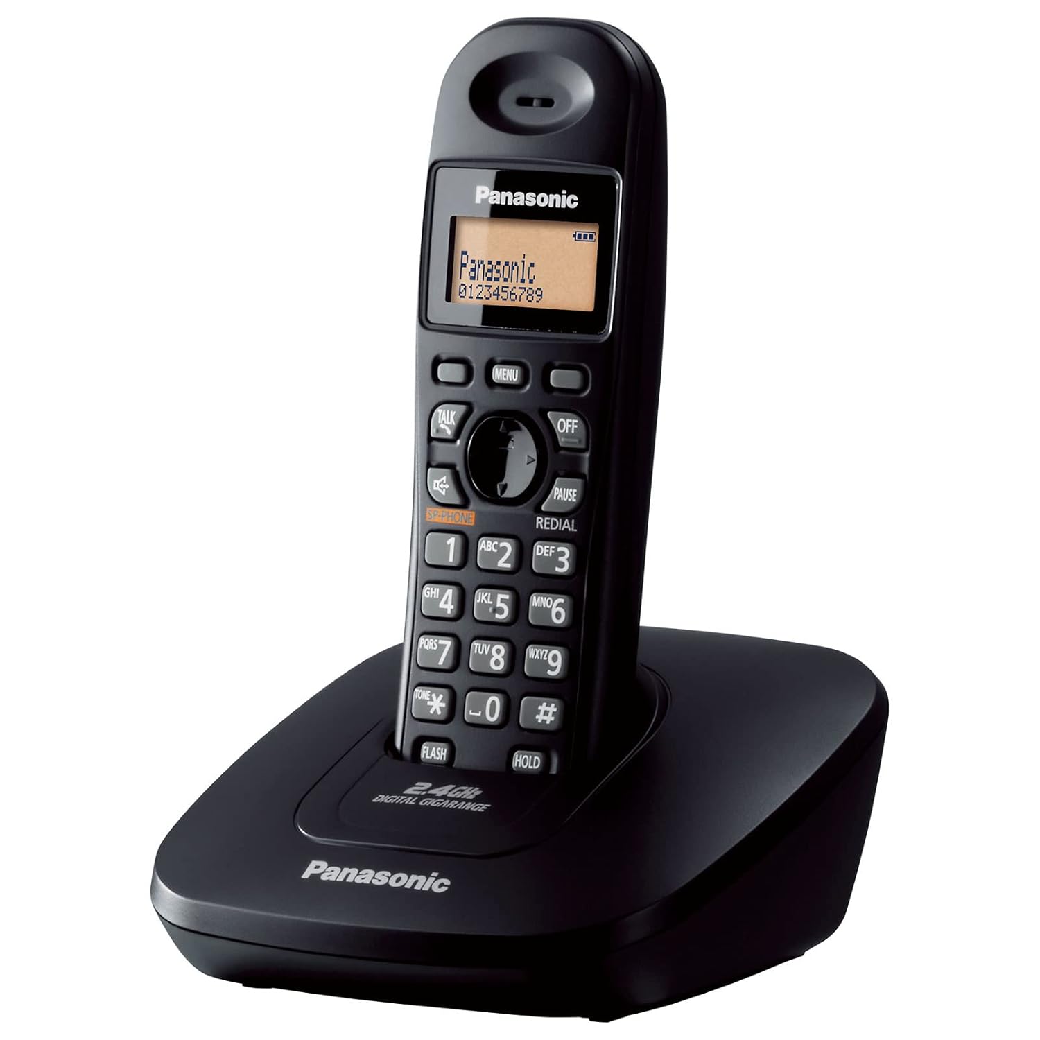 Panasonic KX-TG3611SXB Single Line 2.4GHz Digital Cordless Phone Black | Single Line, 2.4GHz Digital, Caller – Mahajan Electronics Online.