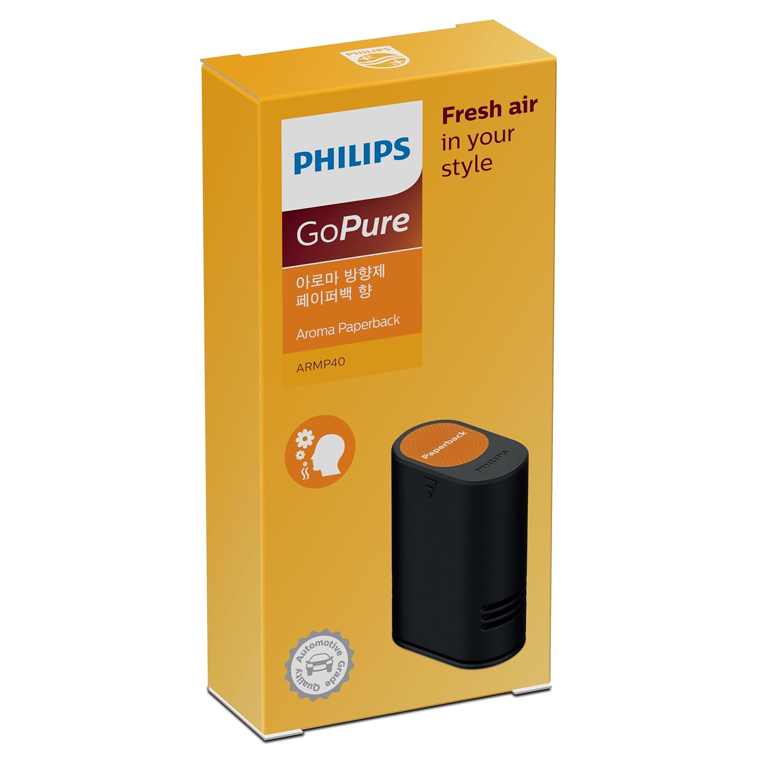 Philips Aroma Paperback Perfume Fragrance for GoPure Style 7611 Car Air Purifier | Ocean Scent | Long-Lasting Car Freshener Mahajan Electronics
