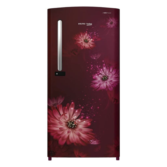 Voltas Beko RDC220C/S0DWE 185 L 3 star Direct Cool Refrigerator, Dahlia Wine Mahajan Electronics Online