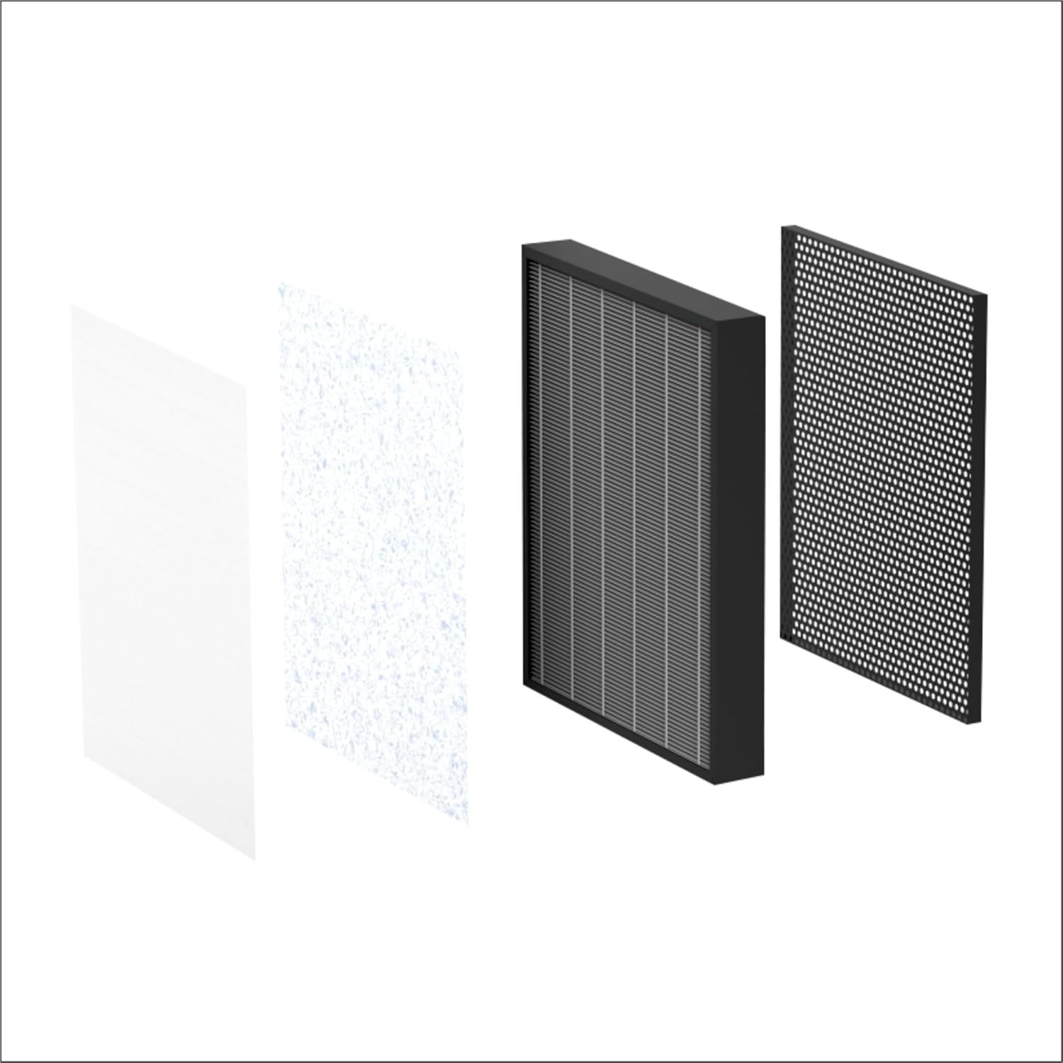 Honeywell Filter Air Touch V5 4-in-1 Compound with Pre Filter, Nano-Silver Anti-Bacterial,H13 HEPA and Activated Carbon, Removes 99.99% Allergens,Pollutants,PM2.5,VOCs,Smoke,Odour Mahajan Electronics Onlie