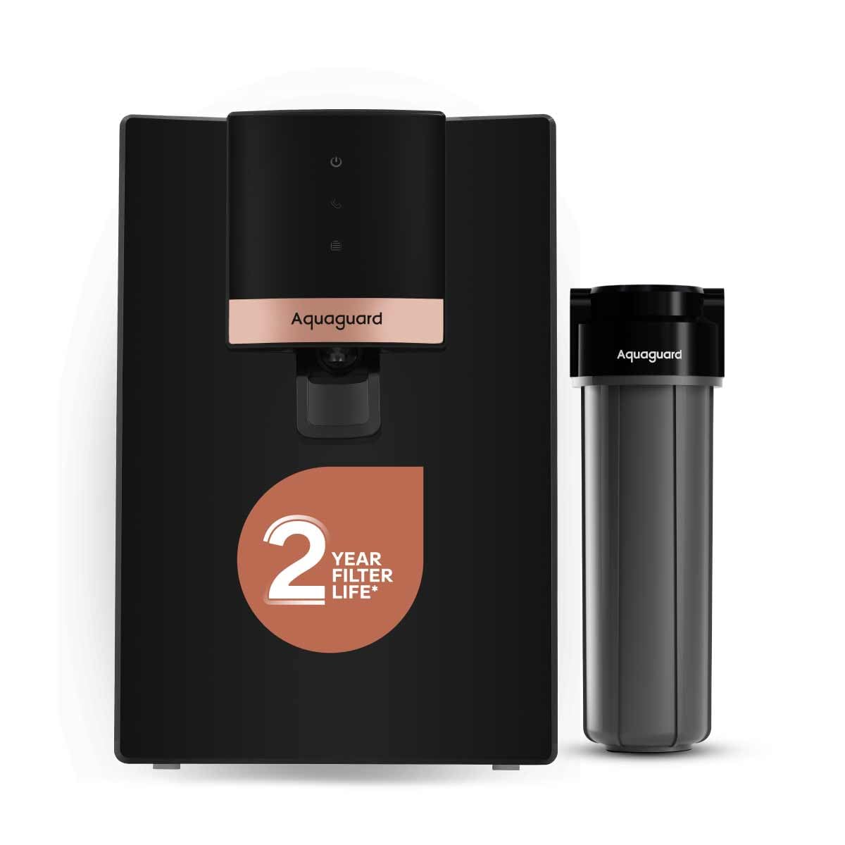 Aquaguard Neo UV+UF|2 Year Filter Life|With Mega Sediment Filter|3-in-1 Active Copper Technology|9 Stage Purification|6L storage|Suitable for Municipal Water (TDS < 200 ppm) GWPDENU2X10000 Mahajan Electronics Online