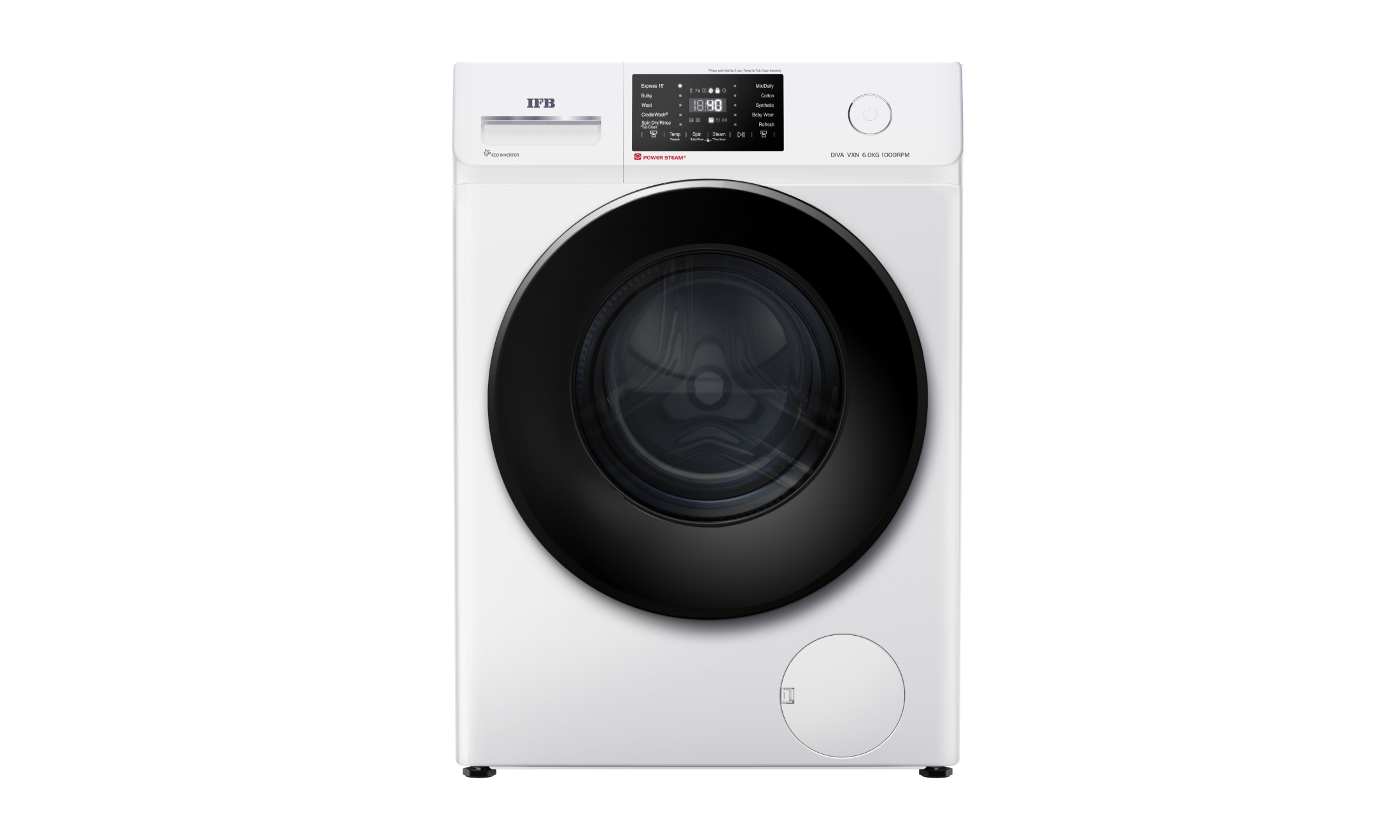 IFB Diva VXN 6010 CMS DeepClean® 6 kg Front Load Washing Machine with Eco Inverter Mahajan Electronics Online