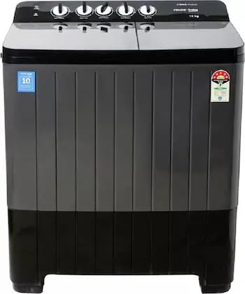 Voltas Beko WTT120UPA/BKSSDG5GTDA 12 Kg 5 Star Semi-Automatic Top Loading Washing Machine, Black, Pulsator Wash Method Mahajan Electronics online 