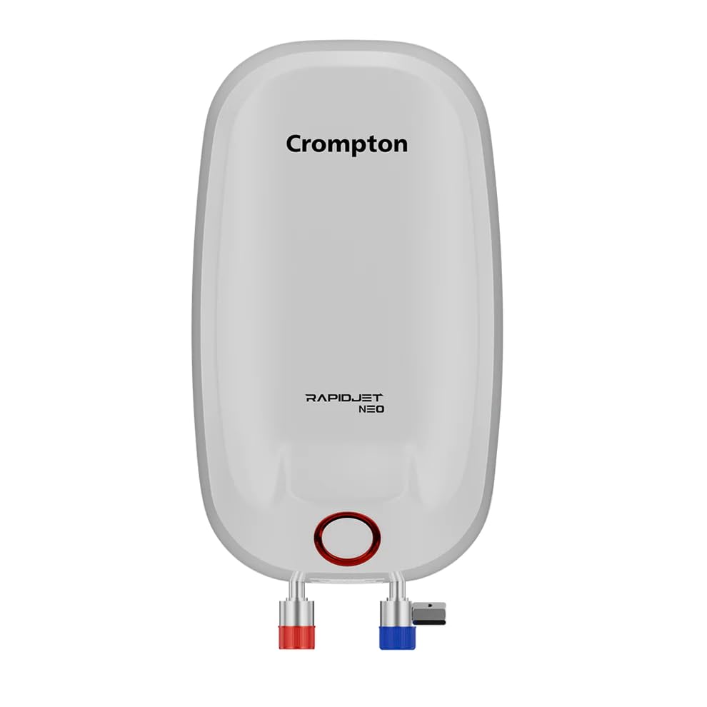 Crompton Rapid Jet Neo 3-L Instant Water Heater with Anti-Scale Technology (White) Crompton