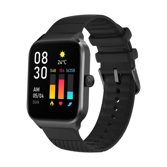 Noise ColorFit Canvas Bluetooth Calling Smart Watch with IP67 Water Resistance, Heart rate monitor, 100 Plus Sports modes (Black) - Mahajan Electronics Online
