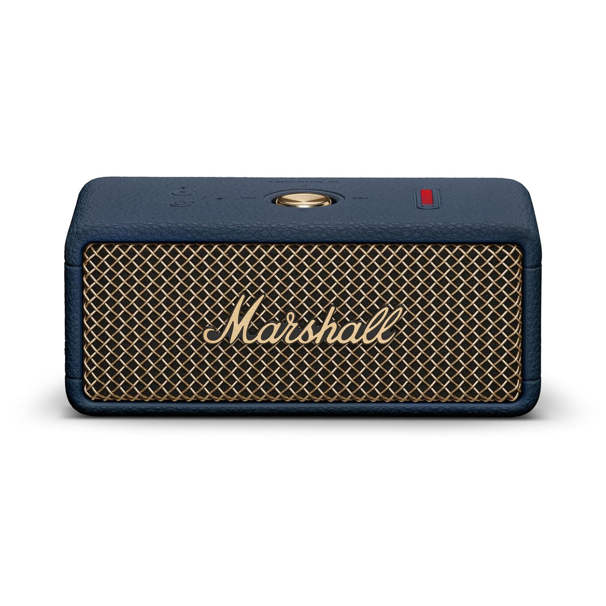 Marshall Smartchoice Emberton III Compact Portable Bluetooth Speaker with 32+ Hours of Playtime, (360° Sound), Dust & Waterproof (IP67) – Midnight Blue. Marshall