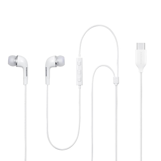 Samsung Original IC050 Type-C Wired in Ear Earphone with mic (White) - Mahajan Electronics Online