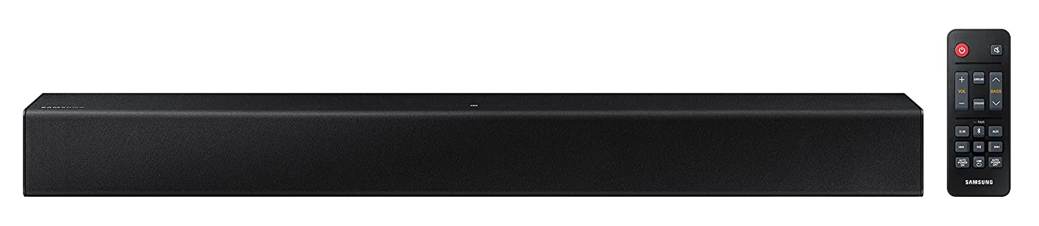 Samsung 2.0 ch (HW-T400/XL) Soundbar with Built-in Subwoofer, Dolby 2Ch, NFC, USB Music Playback, Bluetooth Enabled (Black) - Mahajan Electronics Online