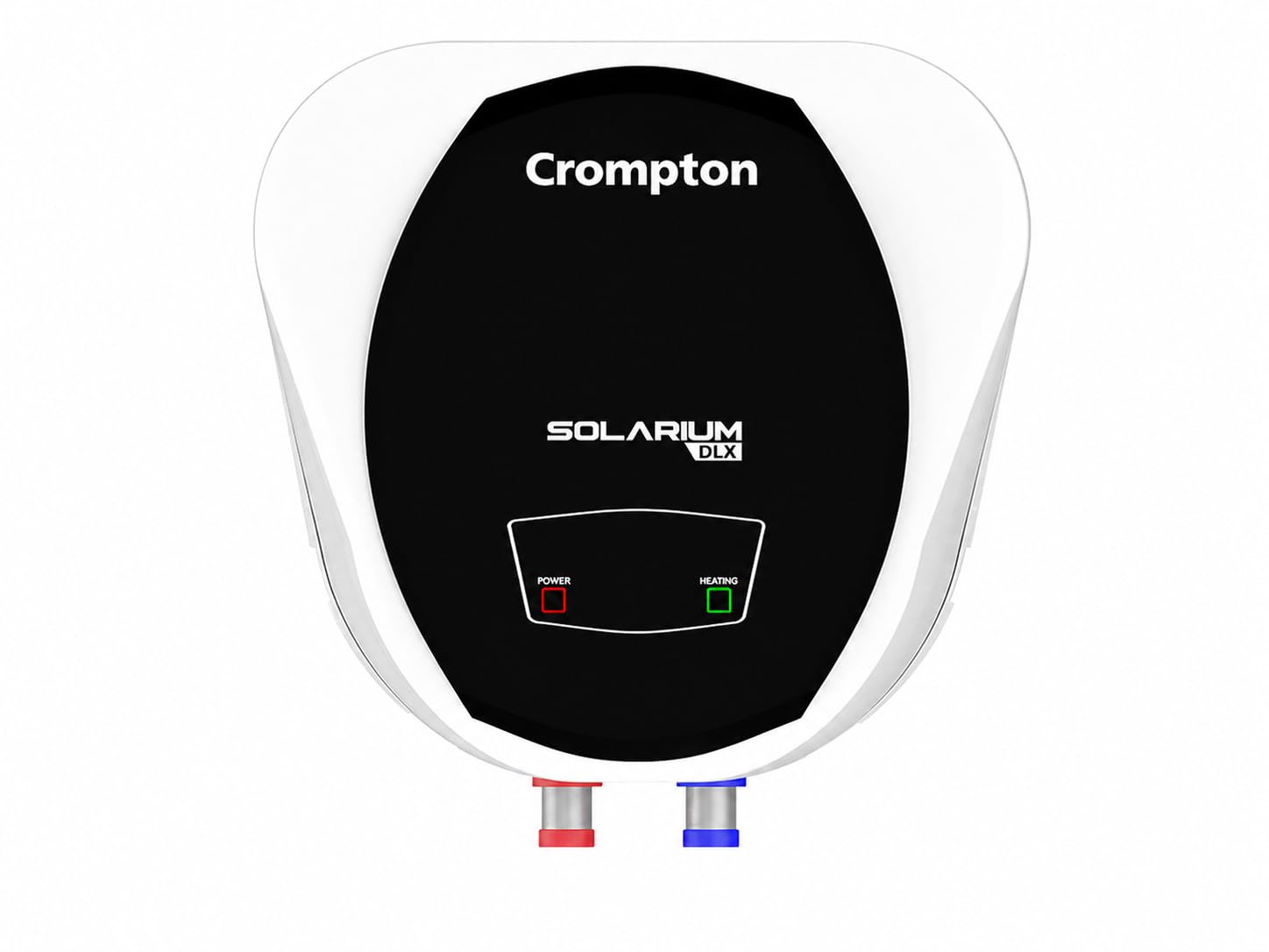 Crompton Solarium DLX 25L Storage Water Heater | 2000W Heating | Glass Lined Tank | Smart Shield Corrosion Protection | 3-Level Safety | White Crompton