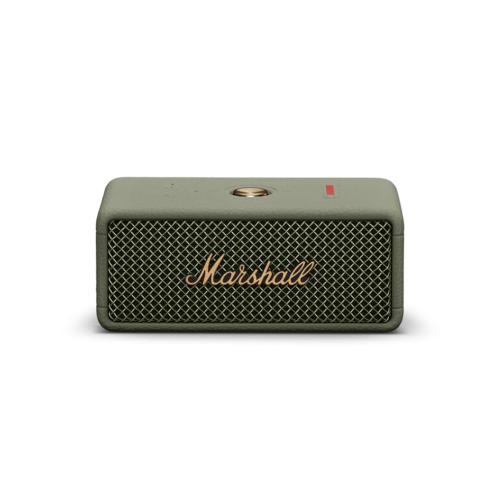 Marshall Emberton III Compact Portable Bluetooth Speaker with 32+ Hours of Playtime, (360° Sound), Dust & Waterproof (IP67) – Sage. Marshall