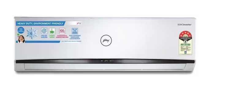 Godrej 2.0 Ton 5 Star,  5-In-1 Convertible Cooling, Inverter Split AC (2023 Model, AC SIC 24LTC5-WWR, White)