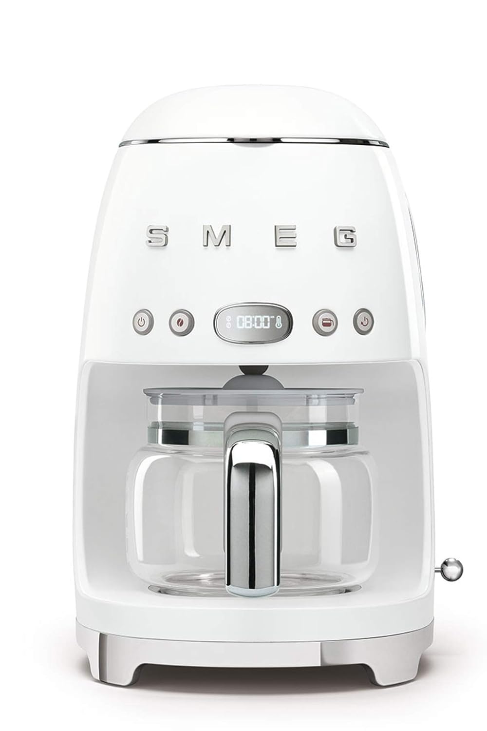 SMEG DCF02WHEU Filter Coffee Machine 50'S Style - White Mahajan Electronics Online