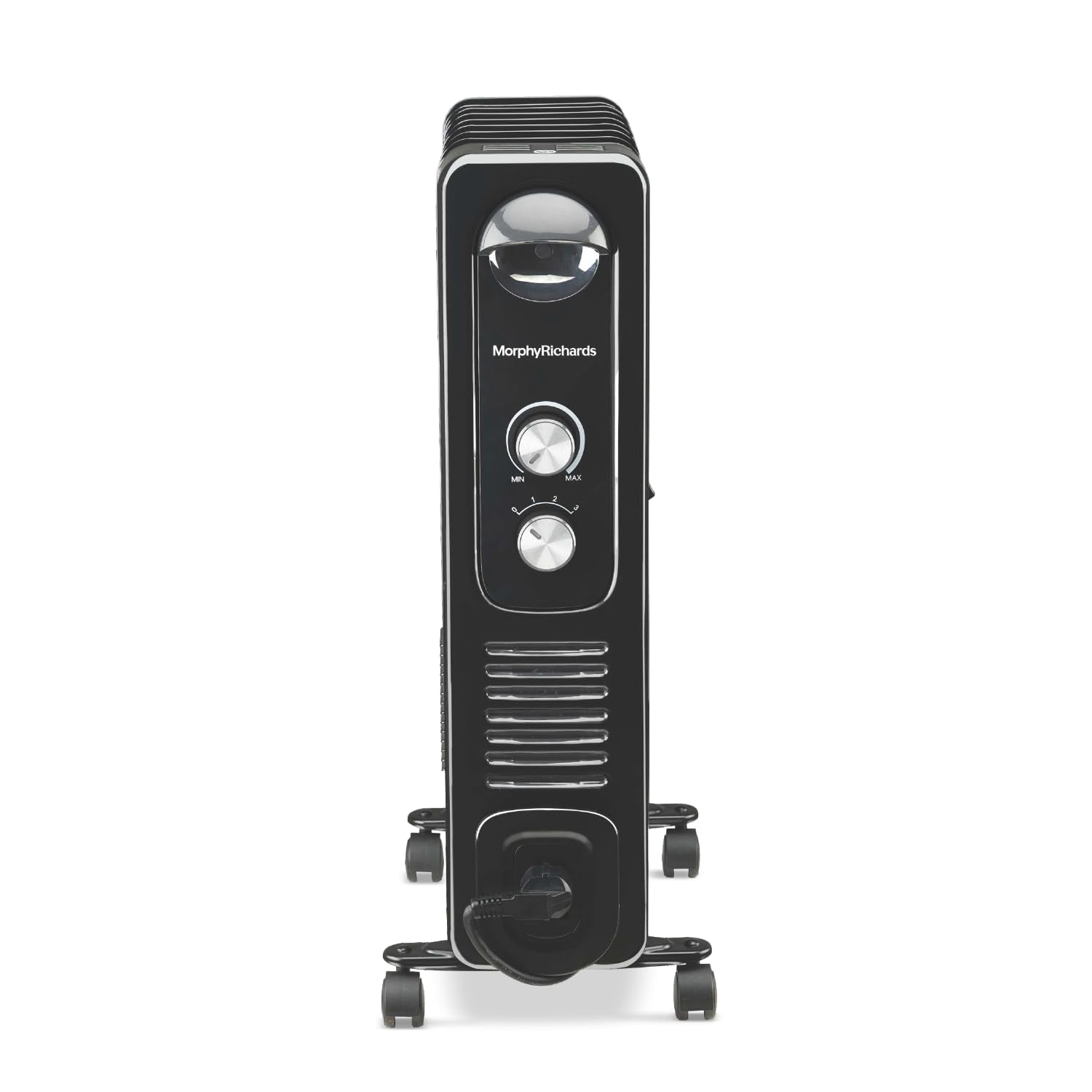 Morphy Richards OFR Room Heater, 9F WAVE FIN Fin 2400 Watts Oil Filled Room Heater with 400W PTC Ceramic Fan Heater, ISI Approved (Black) Mahajan Electronics Online