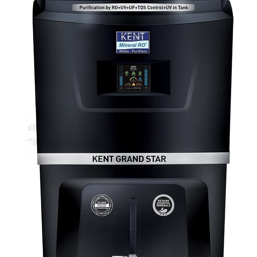 Kent Grand Star B ( Bold & Black) 9 Ltr Digital RO - Mahajan Electronics Online