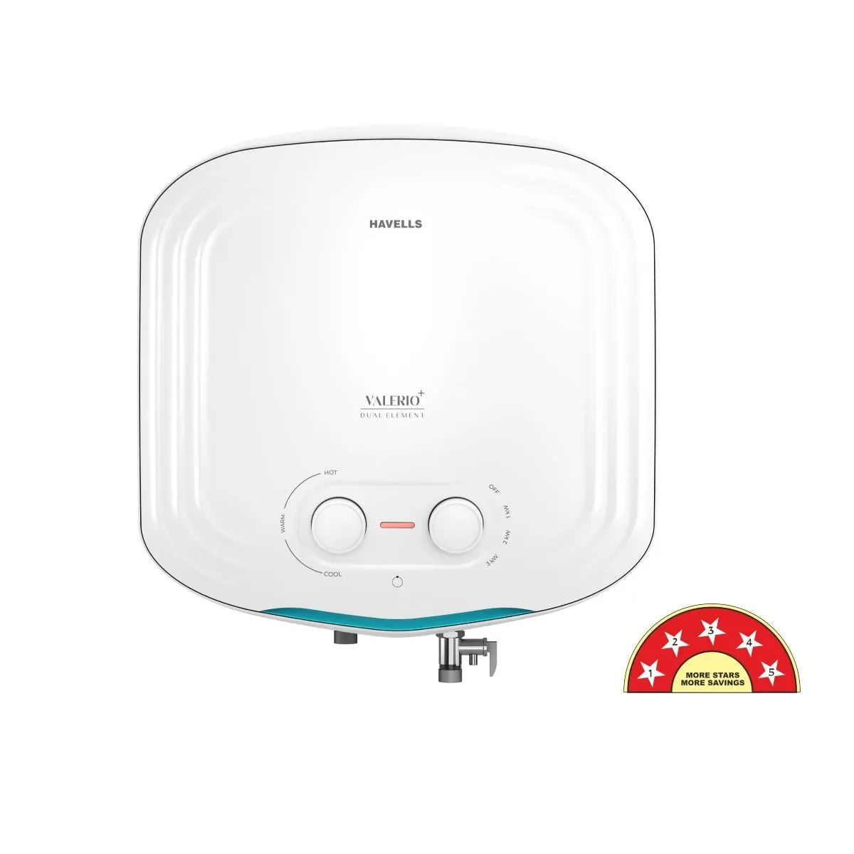 HAVELLS Valerio+ Convertible 25L Storage Water Heater (Geyser) White  GHWVVPDMEW25 Mahajan Electronics Online  