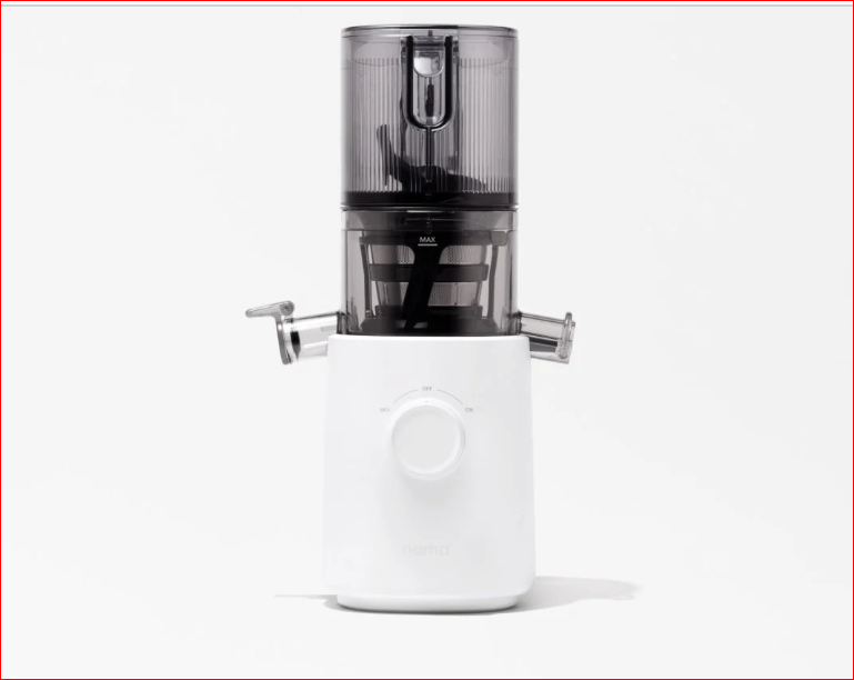 Nama J3 Compact Cold Press Juicer – Space Saving & Self Feeding for Hands-Free Operation – Lightweight, Portable Zero Waste Slow Masticating Juicer – Easy Cleanup & Assembly - White Mahajan Electronics Online