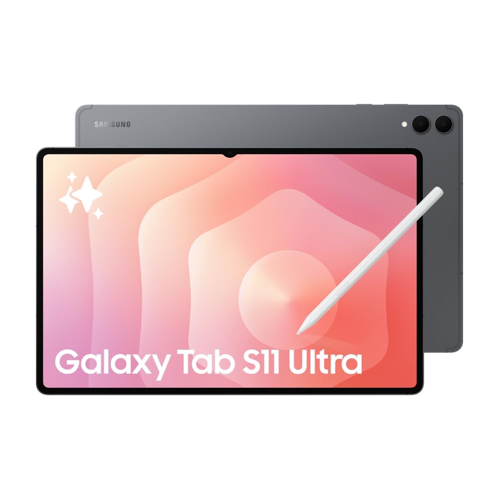 Samsung Galaxy Tab S11 Ultra with AI, S Pen in-Box, 36.9 cm (14.6 inch) Dynamic AMOLED 2X Display, 12 GB RAM, 256 GB Storage, Wi-Fi + 5G Tablet, Gray Mahajan Electronics Online
