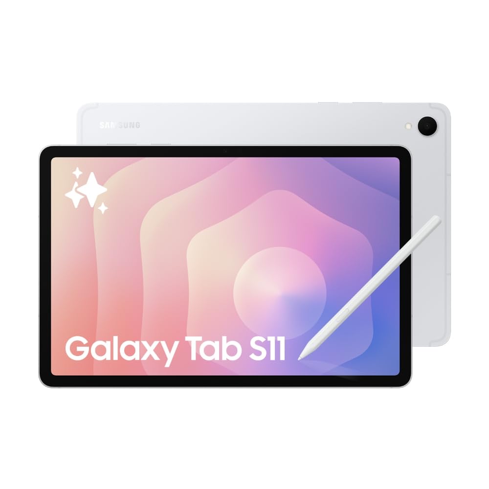 Samsung Galaxy Tab S11 with AI, S Pen in-Box, 27.8 cm (11 inch) Dynamic AMOLED 2X Display, 12 GB RAM, 128 GB Storage, Wi-Fi + 5G Tablet, Silver Mahajan Electronics Online