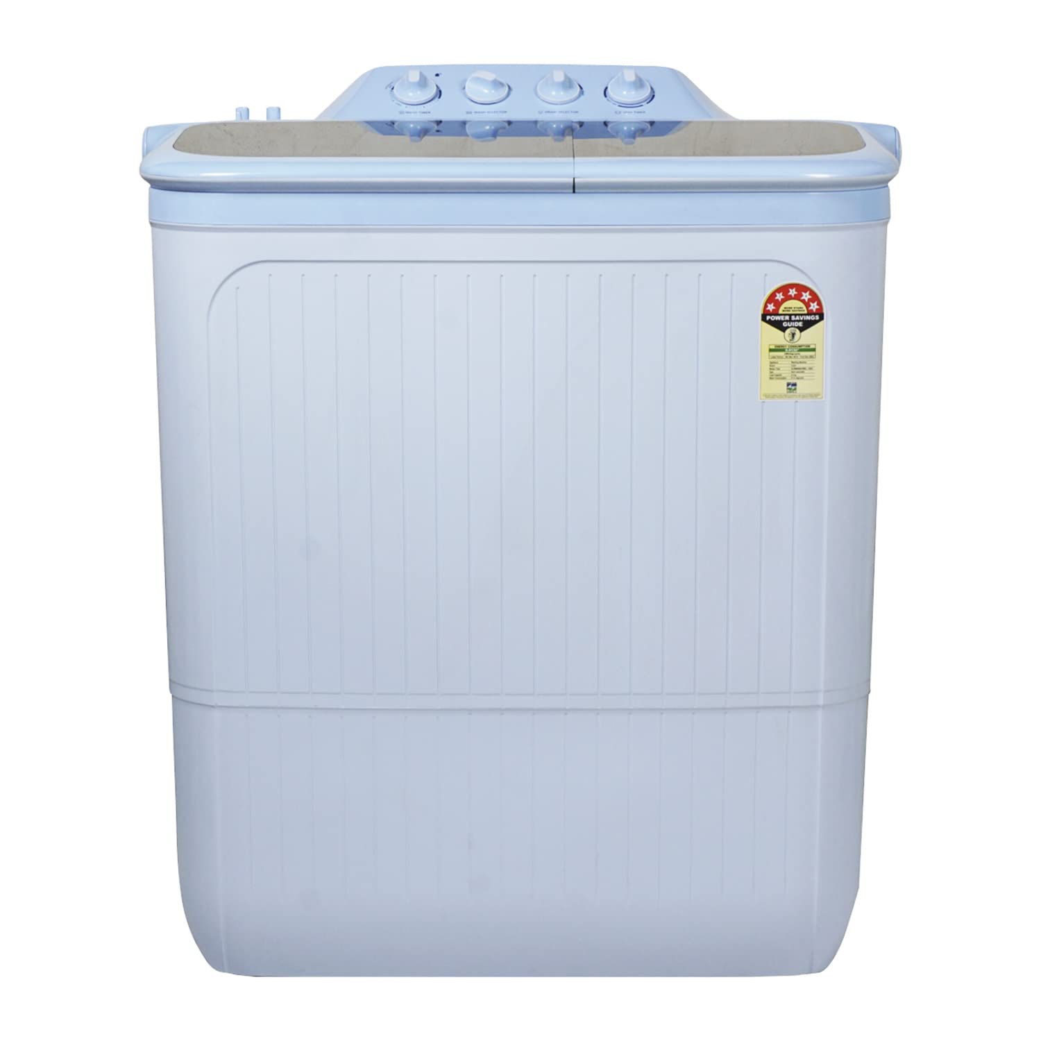 Lloyd 8 Kg 5 Star Semi-Automatic Top Load Washing Machine (GLWMS80APBEL, Pastel Blue ) - Mahajan Electronics Online