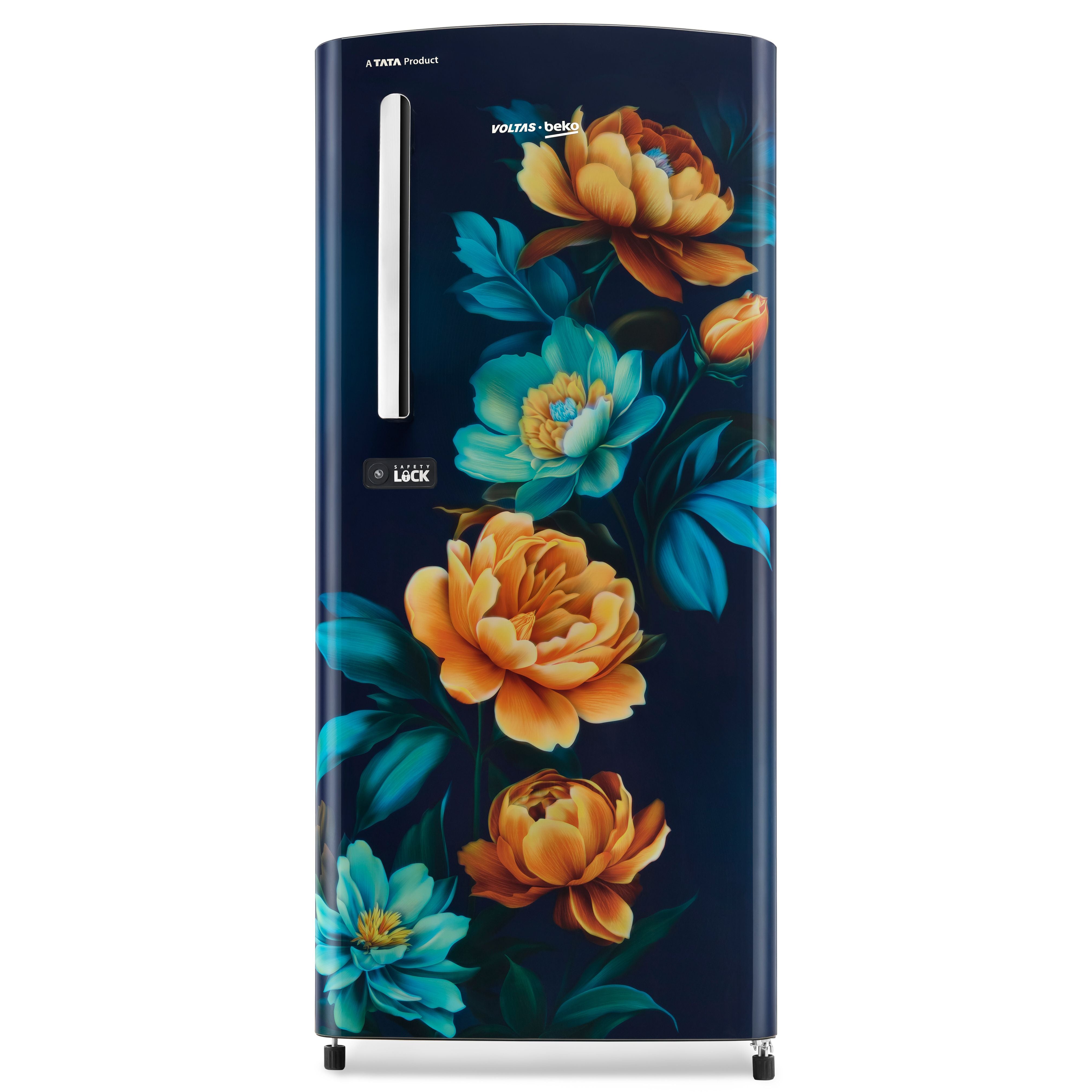 Voltas beko RDC220C / S0BTE0M0000GD 185 L, 3 Star, Direct Cool Single Door Refrigerator Tropical Blue Mahajan Electronics Online