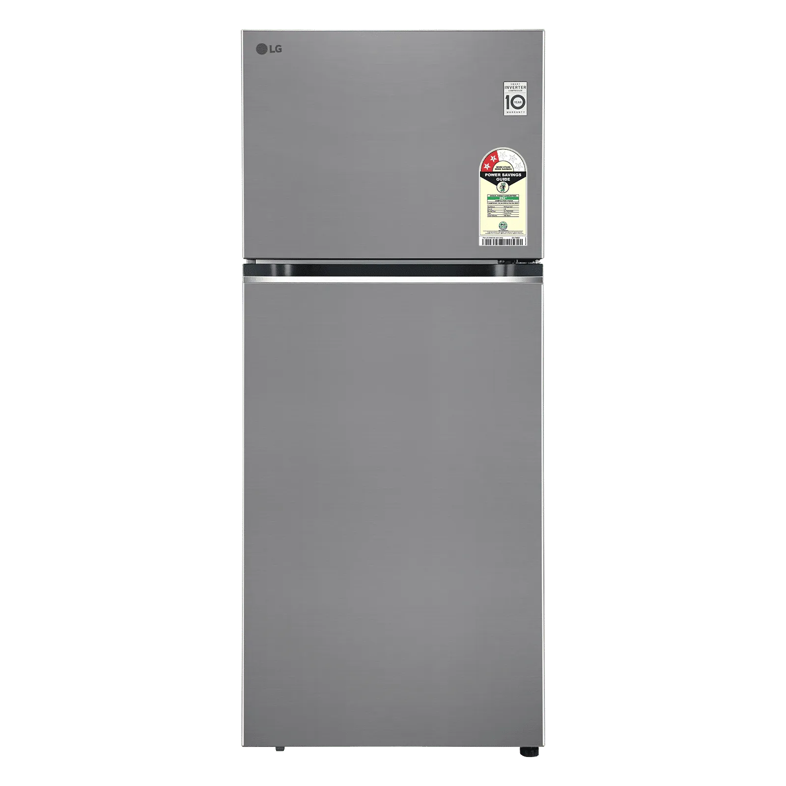 LG GLT4026SNPZ 398 Litres 2 Star Frost Free Double Door Smart Wifi Enabled Convertible Refrigerator with Multi Air Flow ( Shiny Steel) (2026 Model) Mahajan Electronics Online