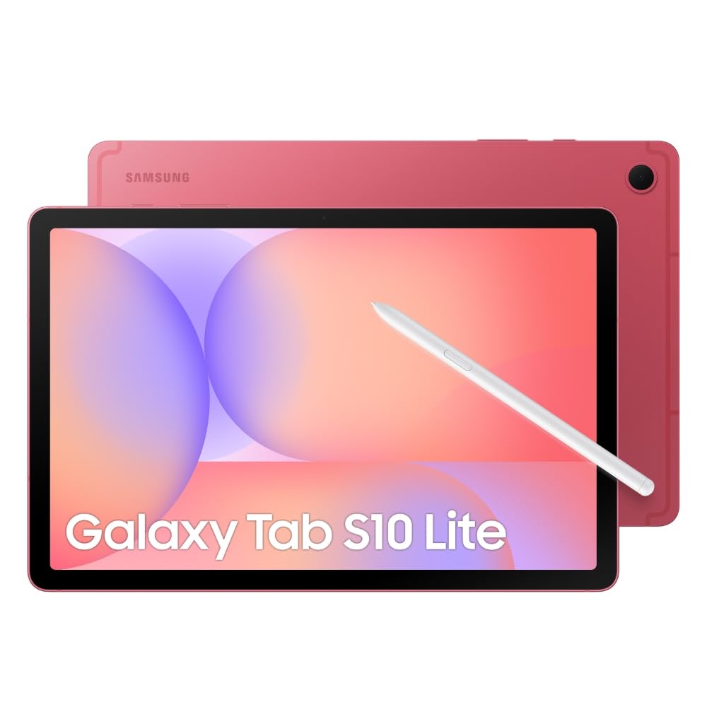 Samsung Galaxy Tab S10 Lite with AI, S Pen in-Box, 27.7 cm (10.9 inch) TFT LCD Display, 8 GB RAM, 256 GB Storage, Wi-Fi Tablet, Coralred Mahajan Electronics Online