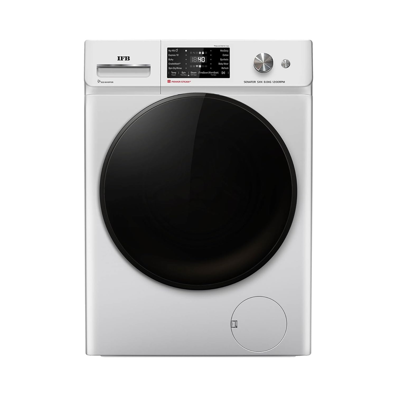 IFB Senator SXN 8012K CMS DeepClean® 8 kg Front Load Washing Machine with Eco Inverter Motor Mahajan Electronics Online