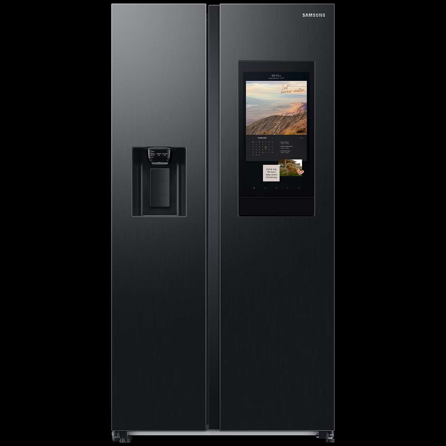 Samsung 615L 3 Star Convertible 5 In 1 Digital Inverter Side by Side Refrigerator, (RS7HCG8543B1HL, EZ Clean Black) - Mahajan Electronics Online