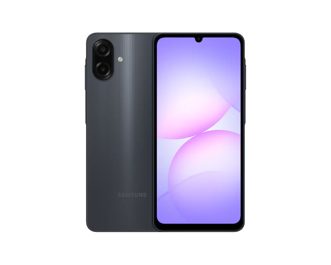 Samsung Galaxy A07 LTE (Black, 4GB RAM, 64GB Storage) | 50MP Dual Camera | 6.7 Inch HD+ Display | 90Hz Refresh Rate | MediaTek Helio G99 (6nm) | IP54 | 6 Gen OS Upgrade and Security Update Mahajan Electronics Online