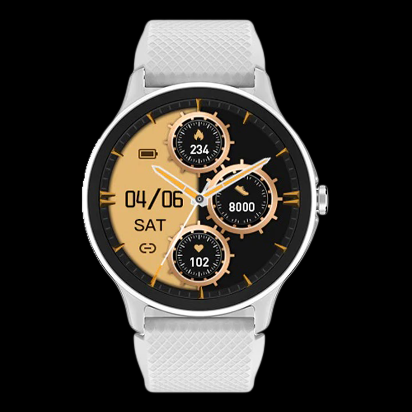 NoiseFit Curve Smartwatch with Bluetooth Calling (35.05mm TFT Display, IP68 Water Resistant, Silver Grey Strap) - Mahajan Electronics Online