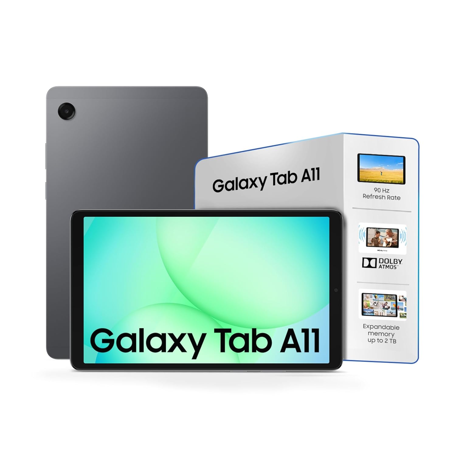 Samsung Galaxy Tab A11, 22.05 cm (8.7 inch) TFT LCD Display, 4 GB RAM, 64 GB Storage, Wi-Fi + LTE Tablet, Gray Mahajan Electronics Online
