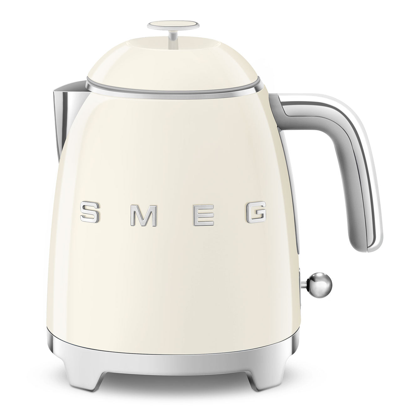 SMEG KLF05CREU Mini 50's Retro Style 3 Cup Electric Kettle with Double Wall Anti Slip Base and Water Level Indicator (Cream) Mahajan Electronics Online