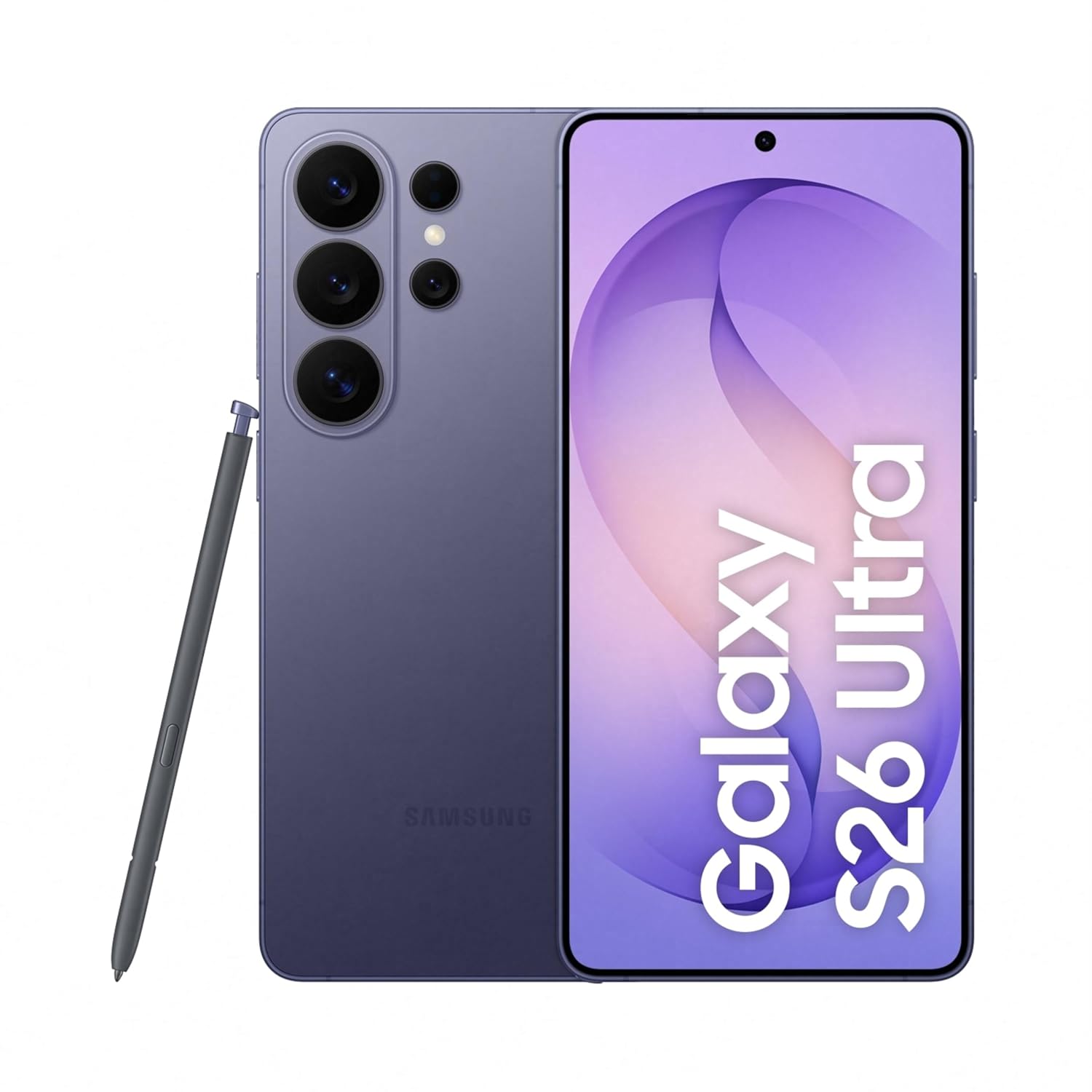 Samsung Galaxy S26 Ultra 5G (Cobalt Violet, 16GB RAM, 1TB Storage) with Built-in Privacy Display, AI Phone, Photo Assist, Creative Studio, 200MP Camera, 5000mAh Battery and Snapdragon 8 Elite Gen 5 Mahajan Electronics Online
