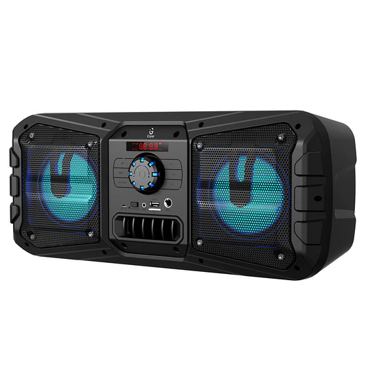 i GEAR Limo Bluetooth 20 watts Party Speaker with TF/FM/AUX/USB Support and LED Lights Portable Wireless Speaker(Black) - Mahajan Electronics Online